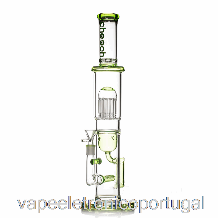Vape Eletrônico Cheech Reciclador De árvore De Vidro Big Rig Bong Verde